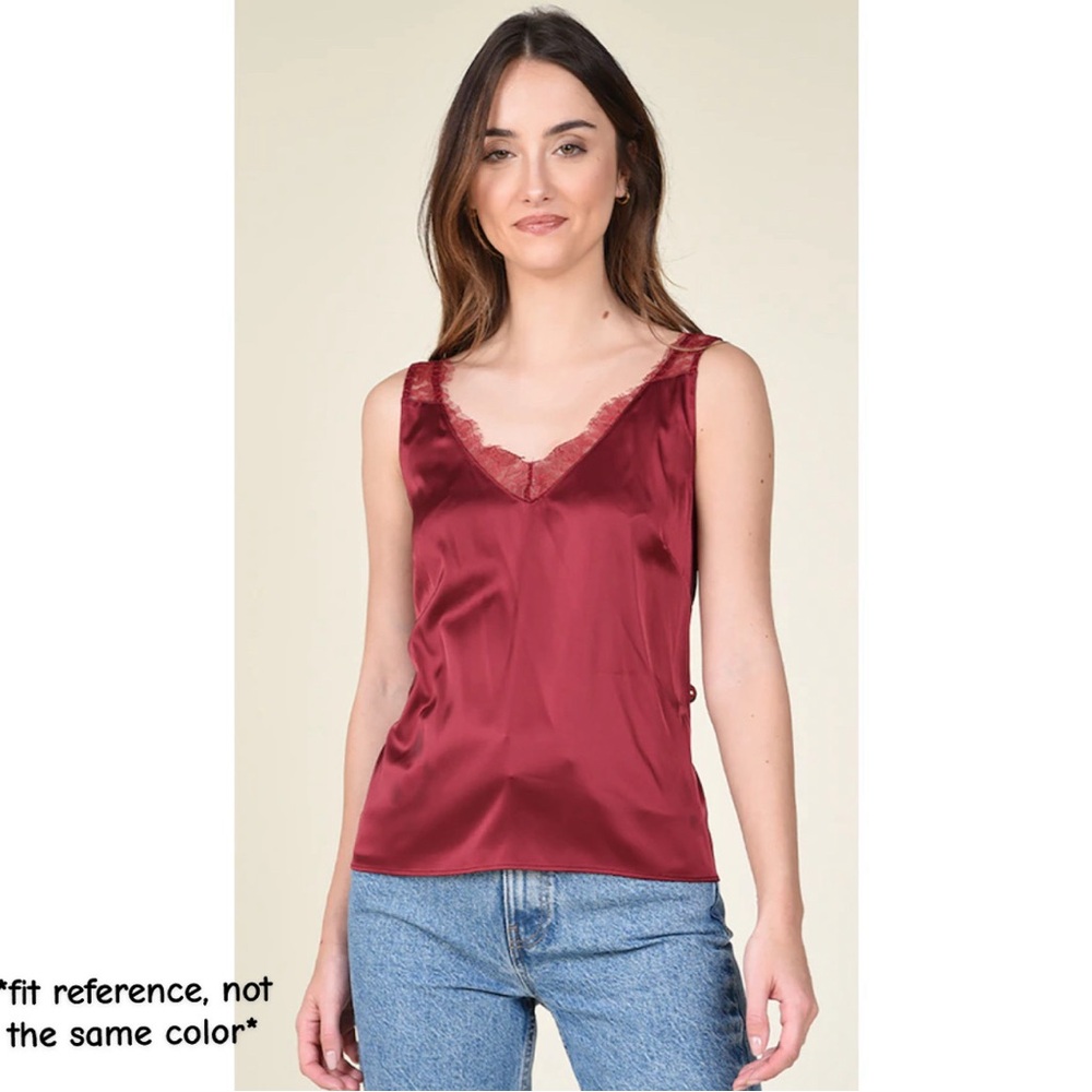 Molly Bracken Brown Camel Woven Camisole